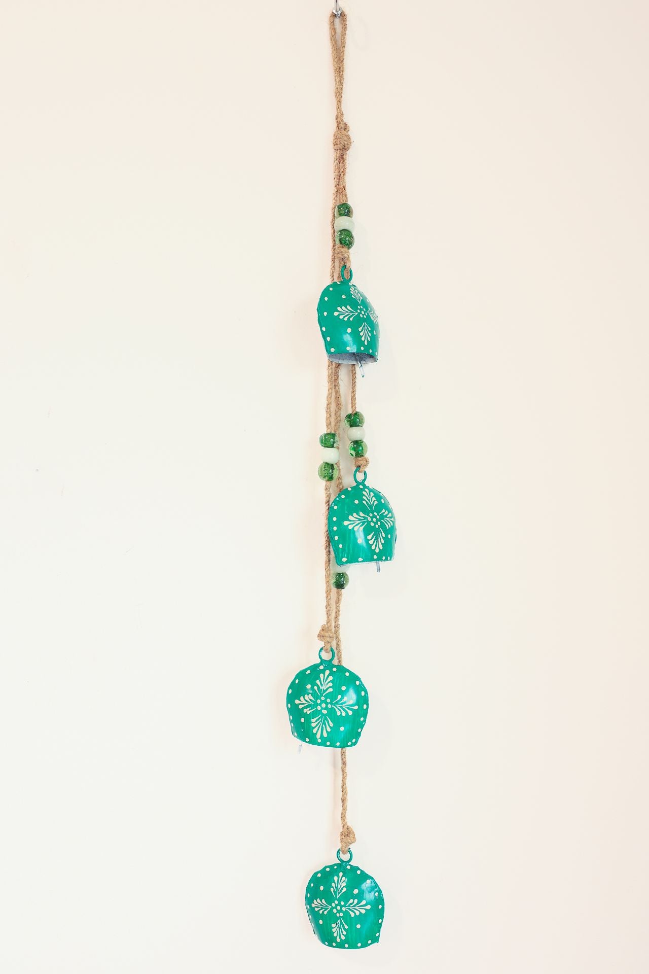 Teal 4 Bell Hanging