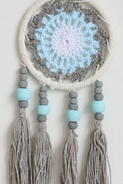 Grey Tassel Macrame Wall Hanging