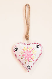 White Hanging Heart
