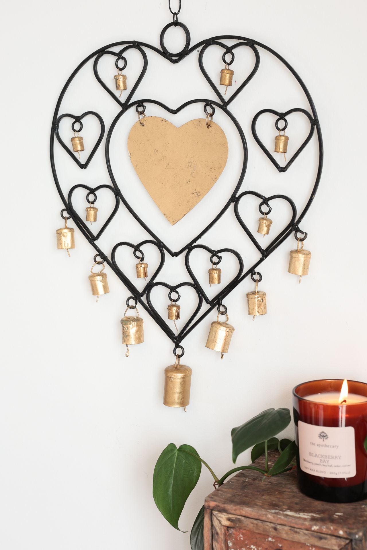 Heart Bell Hanging