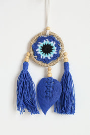 Royal Blue Macrame Wall Hanging