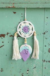 Purple Macrame Wall Hanging