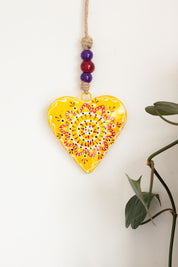Yellow Hanging Heart