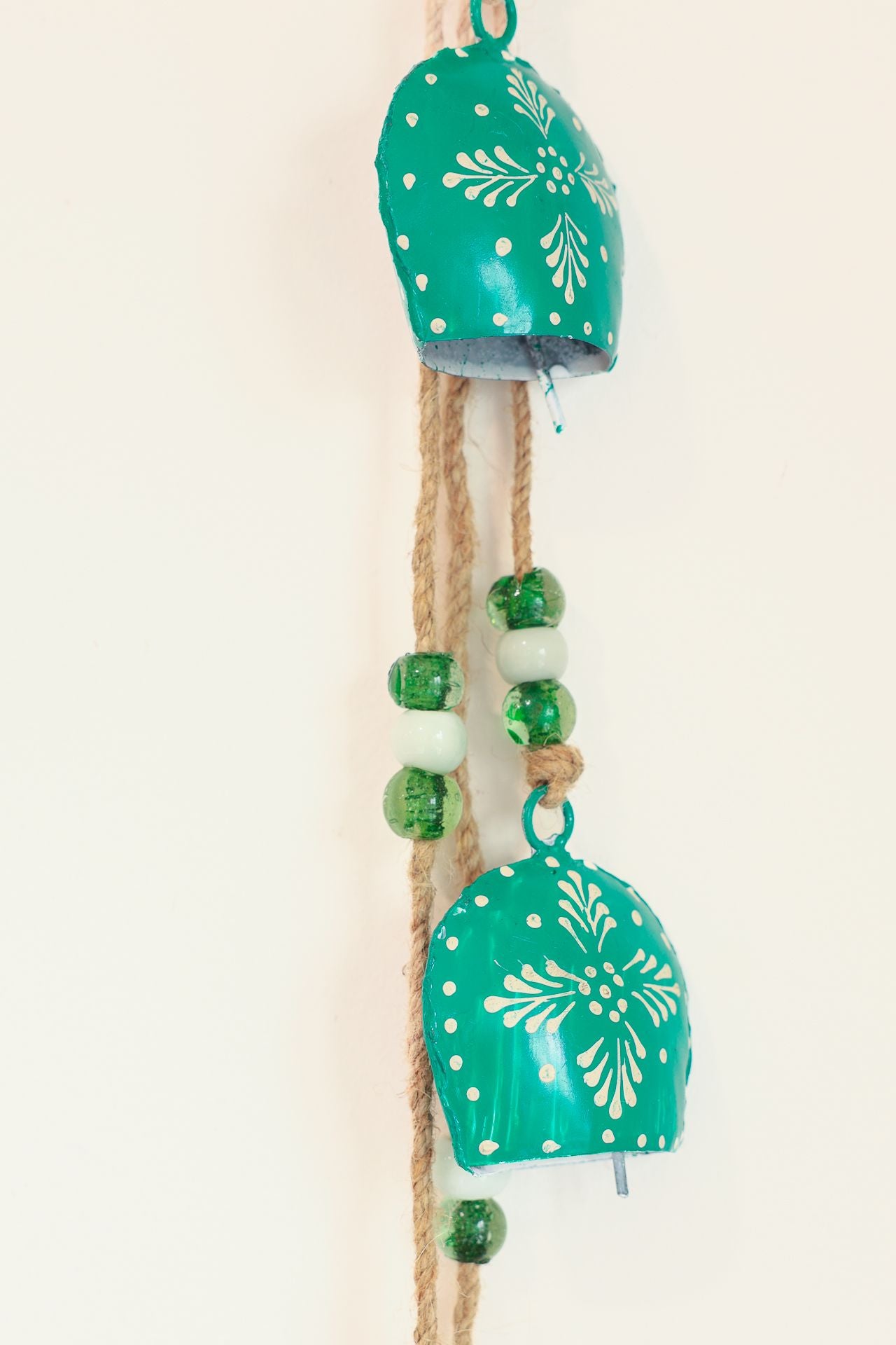 Teal 4 Bell Hanging