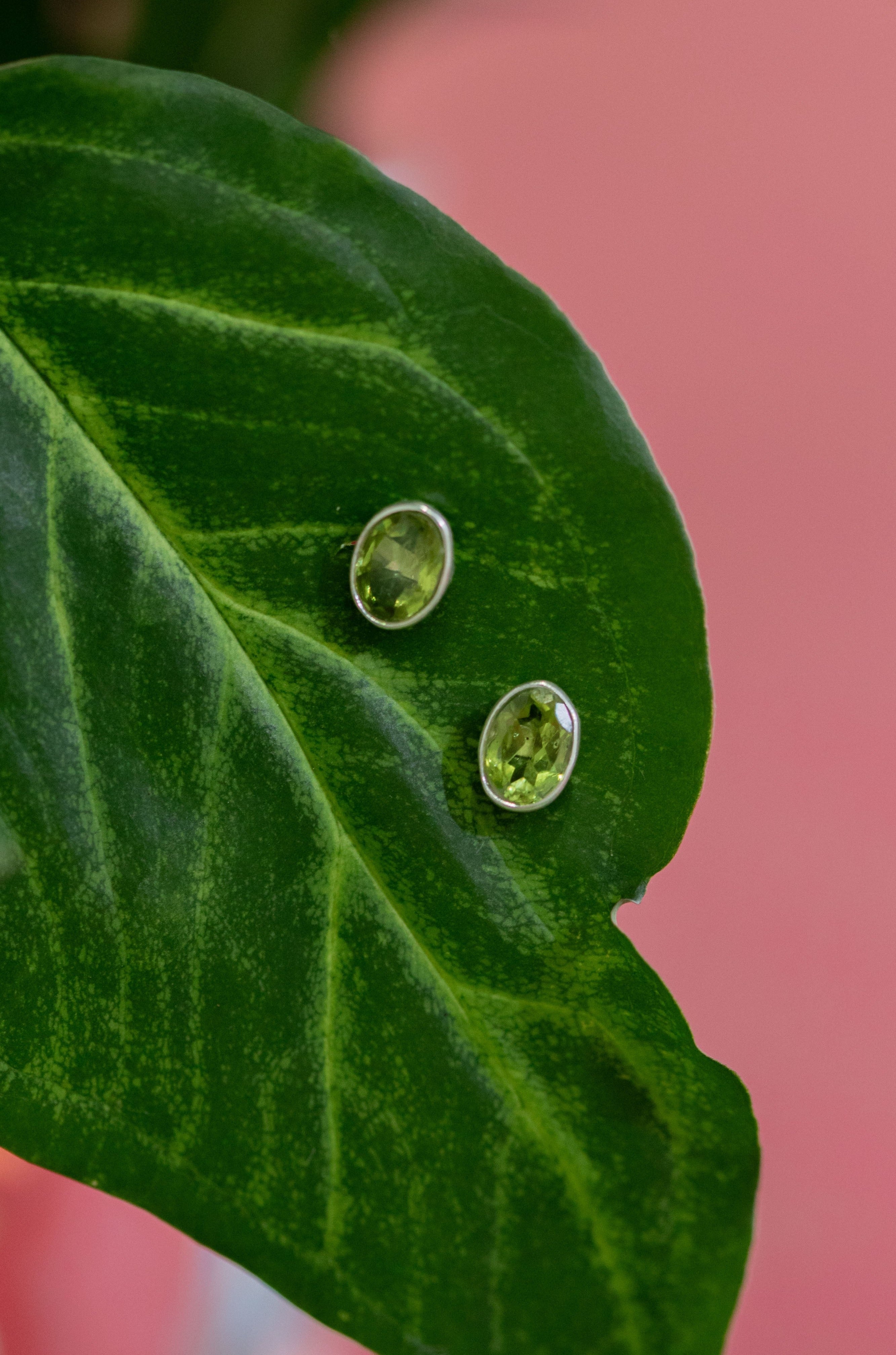 Peridot Elly Studs