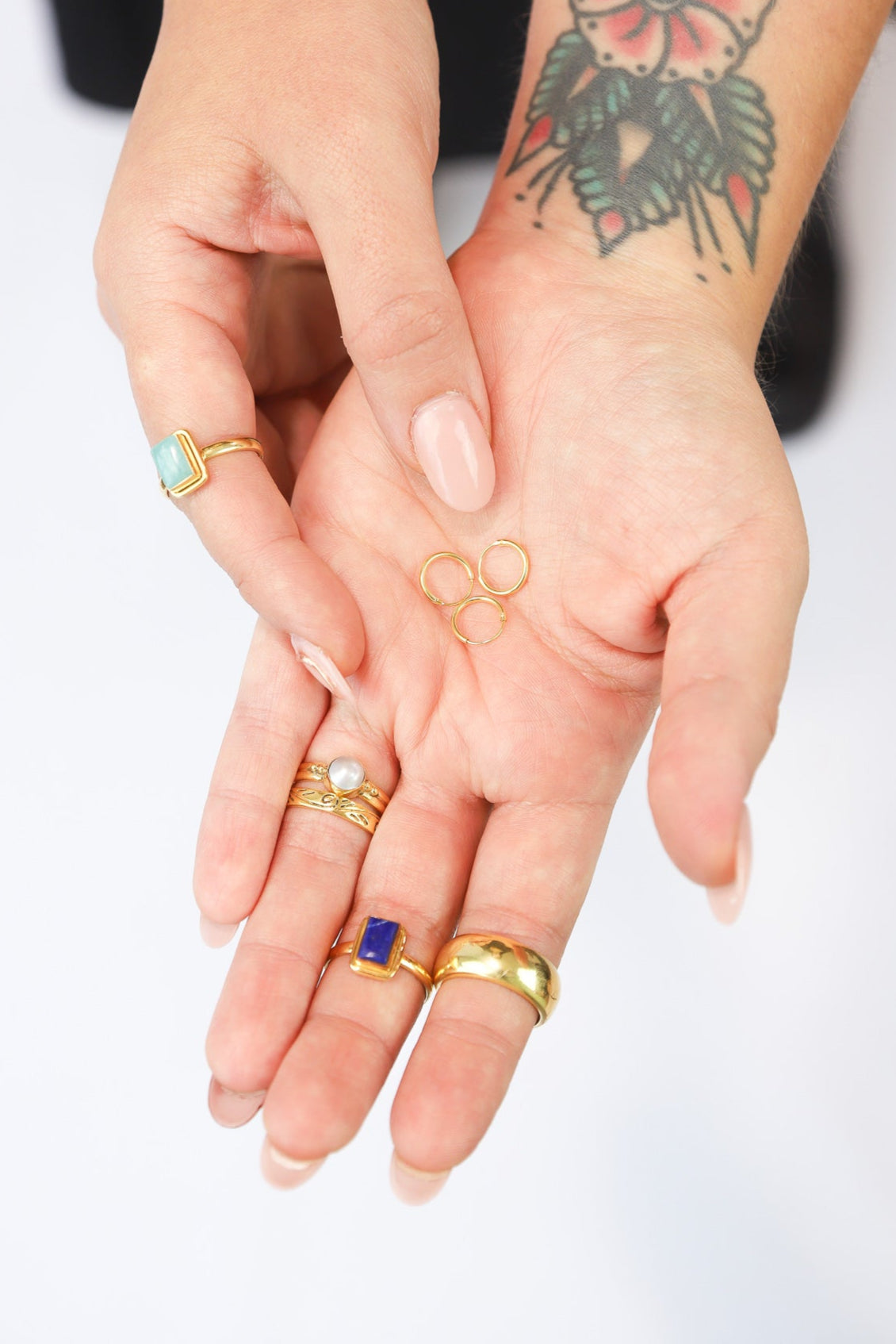 Lapis Gold Ezra Rectangle Ring