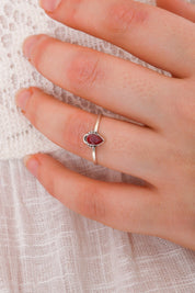 Camille Ruby Dainty Ring