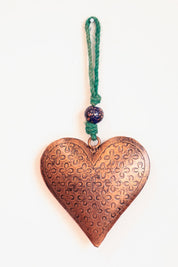 Copper Heart Hanging