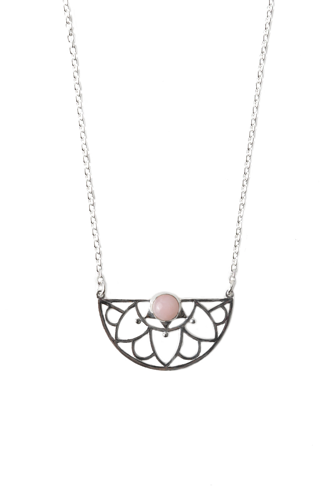Petal Pink Calcite Necklace