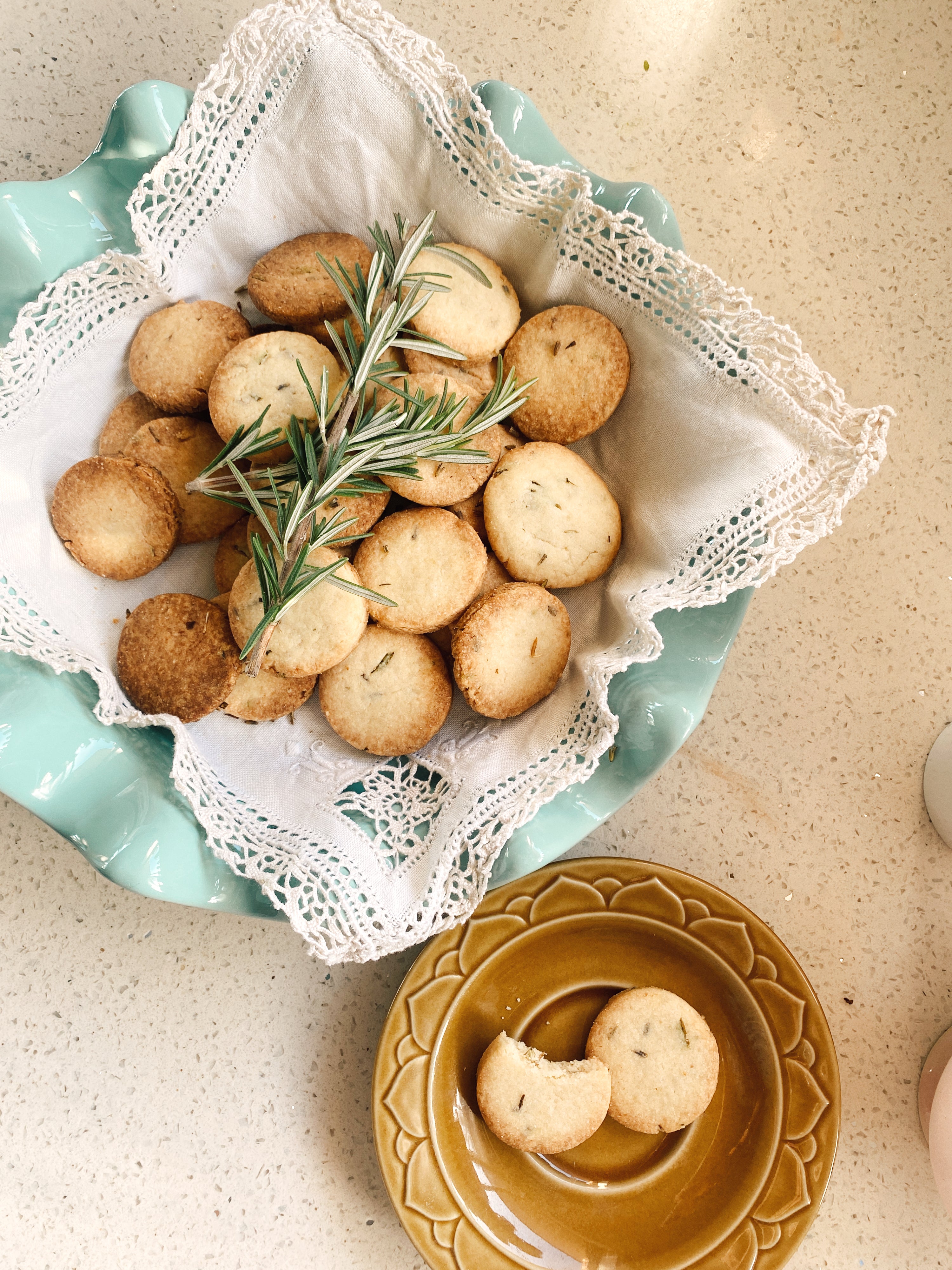 Bake with us: Rosemary Shortbread
