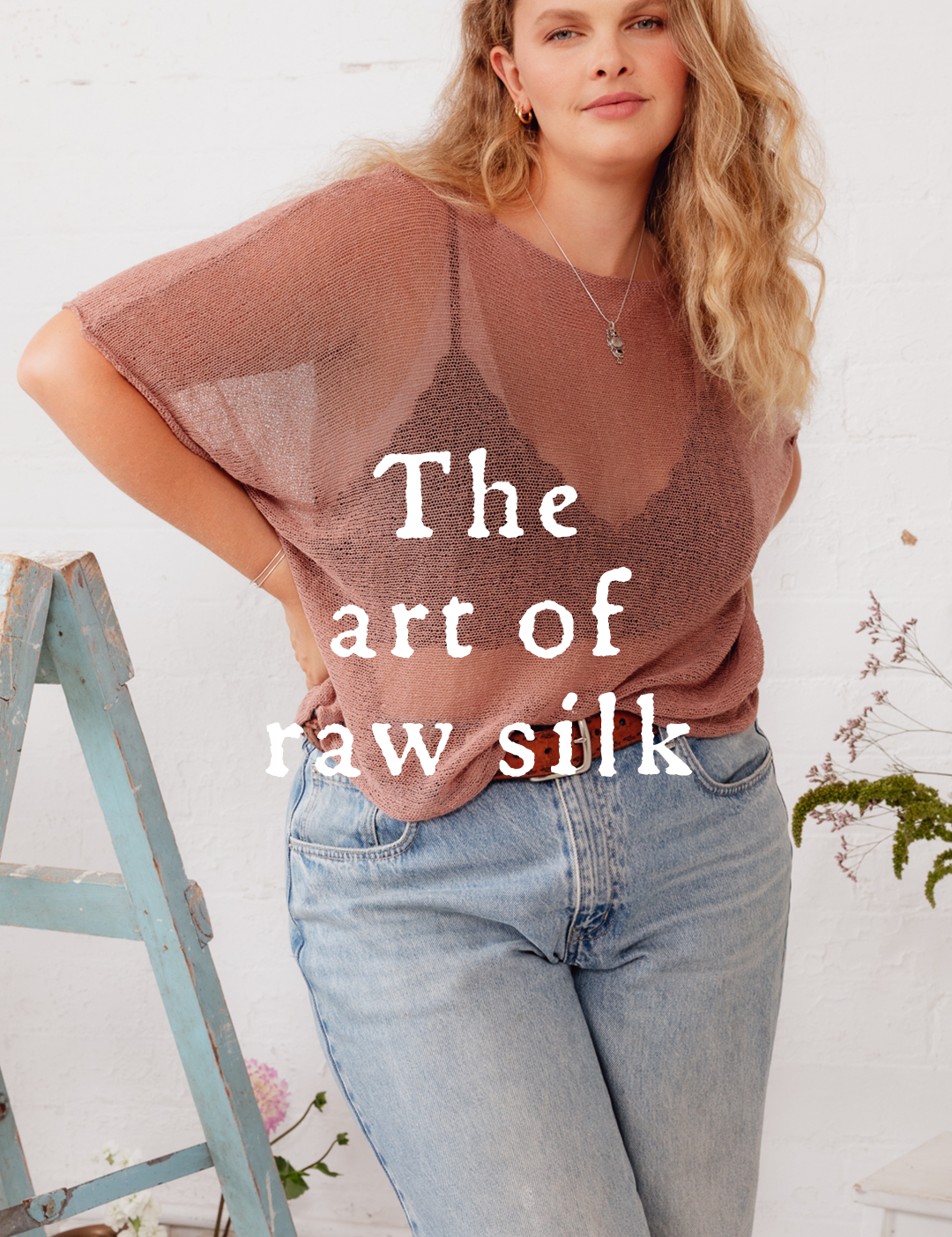The art of raw silk 🪡