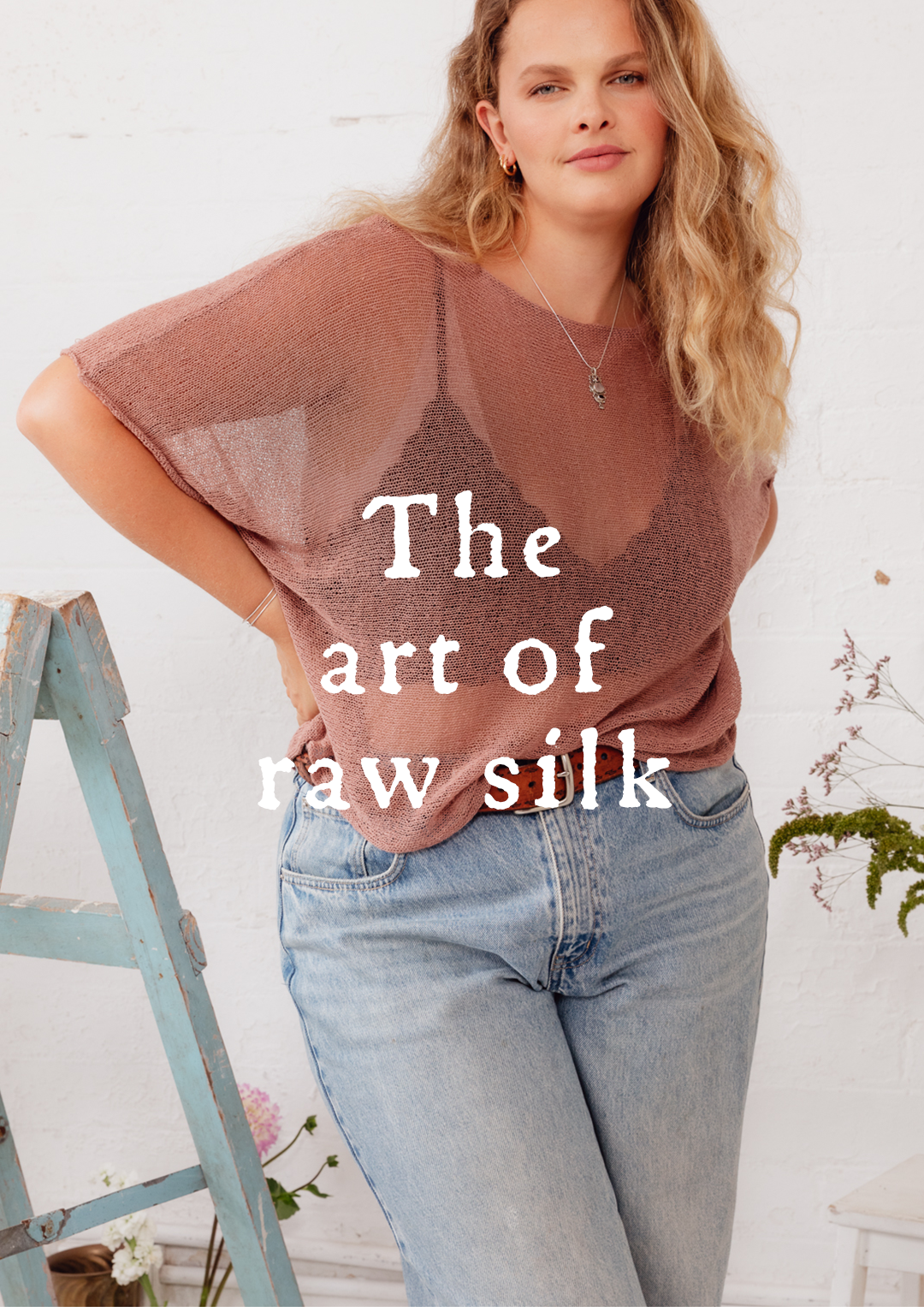 The art of raw silk 🪡