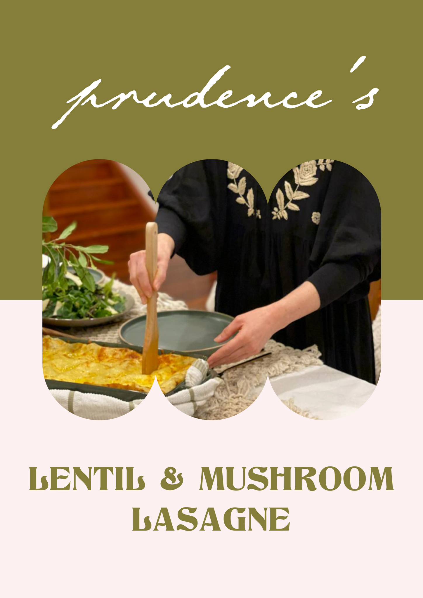 Lentil and Mushroom Lasagne
