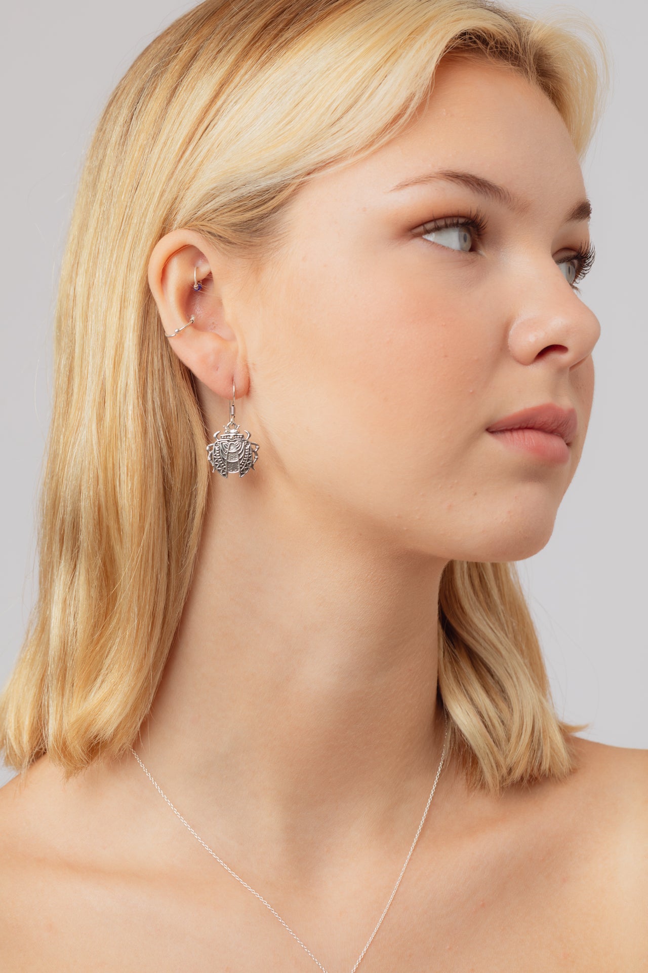 Scarab Beetle Earrings