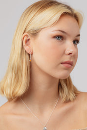 Eira Tigers Eye Droplet Hoops