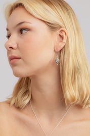 Siana Rose Quartz Delicate Teardrops