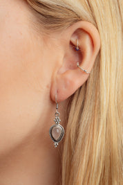Siana Rose Quartz Delicate Teardrops