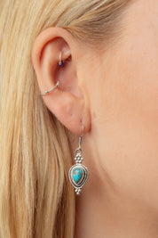 Siana Turquoise Delicate Teardrops