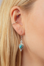 Siana Turquoise Delicate Teardrops