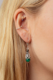 Billie Green Onyx Drop Earrings