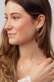Kiera Small Puff Hoops