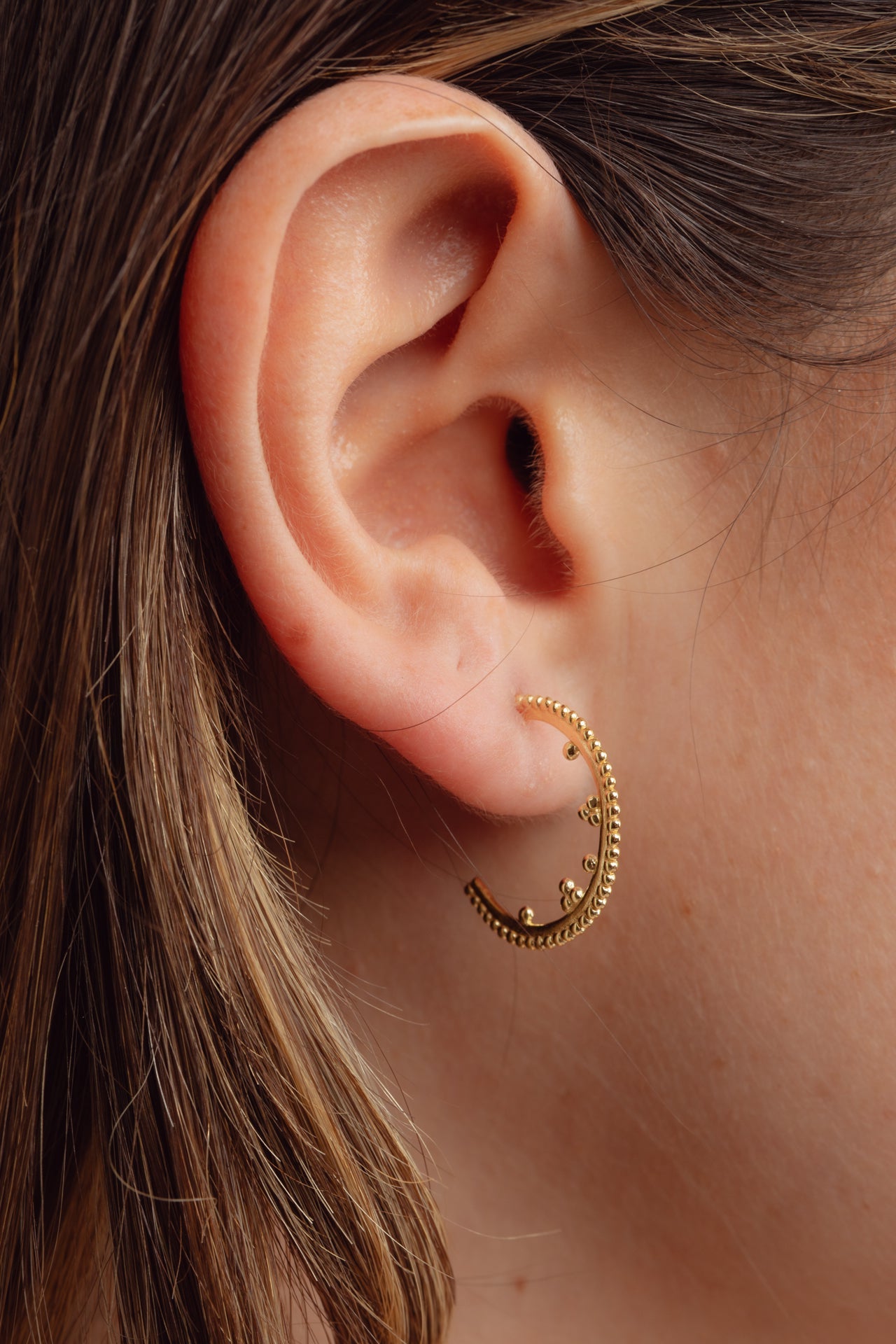 Tippia Gold Hoops