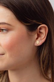 Maranth Gold Studs