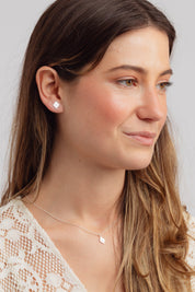 Maranth Silver Studs