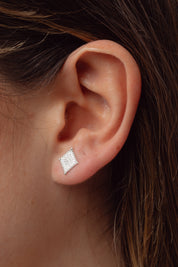 Maranth Silver Studs