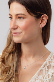 Dragonfly Cubic Zirconia Gold Earrings