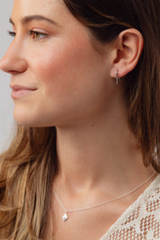 Kaeli Tribal Silver Hoops