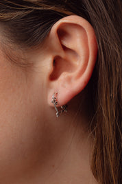 Kaeli Tribal Silver Hoops