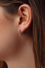 Kaeli Tribal Silver Hoops