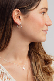 Lots of Love Silver Hoops