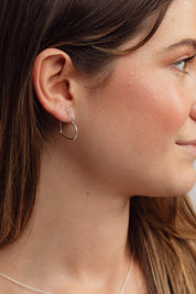 Lots of Love Silver Hoops