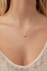 Moonlight Black Onyx Silver Necklace