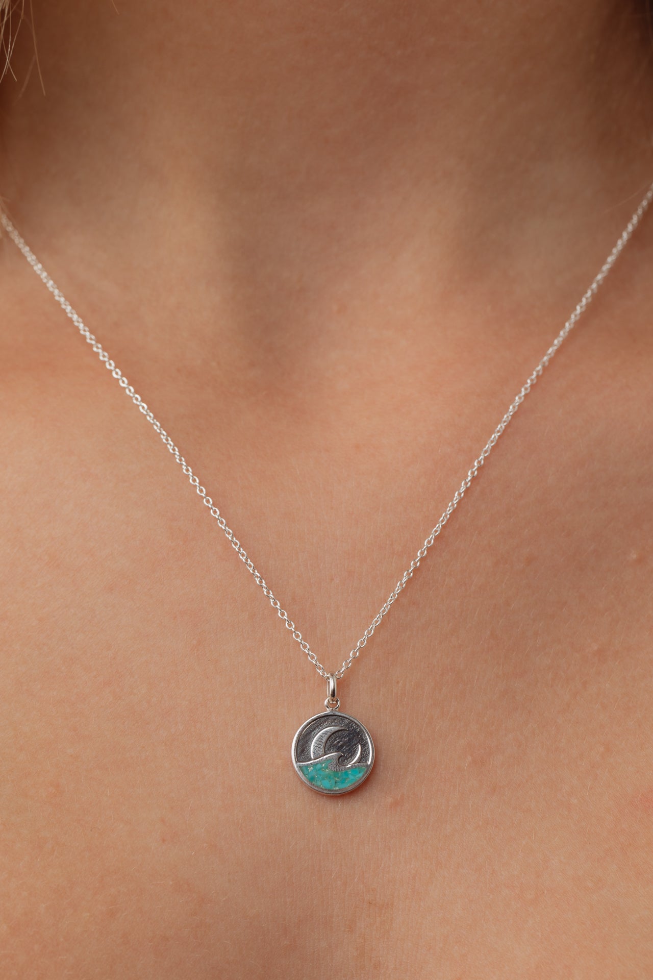 Navae Turquoise Silver Necklace