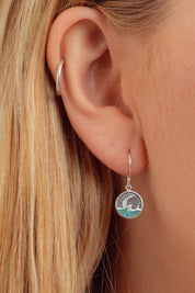 Navae Turquoise Silver Earrings