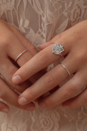 Thendro Tree Silver Ring