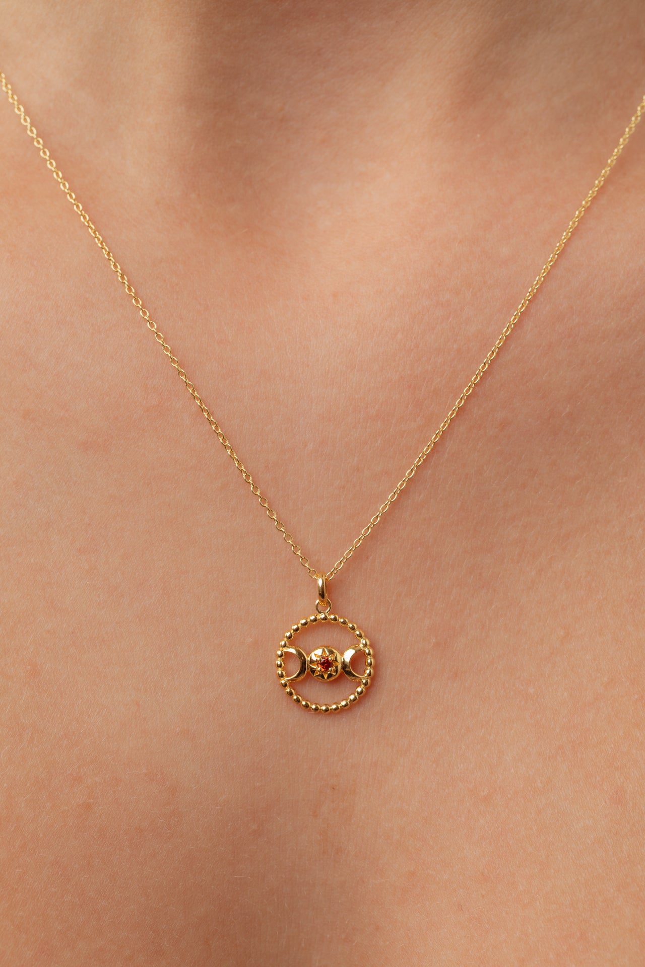 Phases Gold Necklace