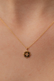 Noemi Rainbow Moonstone Gold Necklace