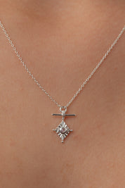 Aerith Rainbow Moonstone Silver Necklace