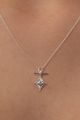 Aerith Rainbow Moonstone Silver Necklace