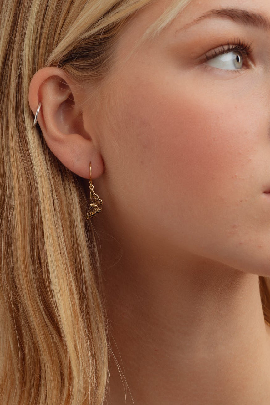 Farfalla Butterfly Gold Earrings