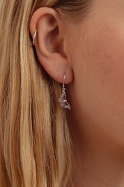 Farfalla Butterfly Silver Earrings