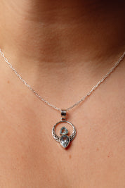 Kalinya Celtic Blue Topaz Pendant