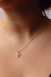 Eyes of Love Black Onyx Gold Necklace
