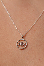 Phases Silver Necklace