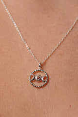 Phases Silver Necklace