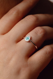 Ren Lotus Silver Ring